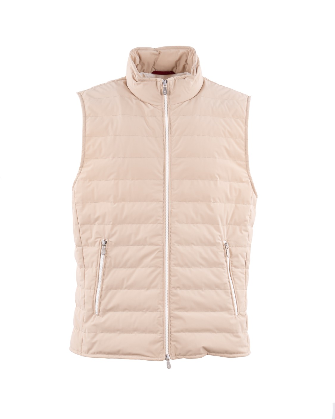 shop BRUNELLO CUCINELLI  Gilet: Brunello Cucinelli piumino leggero senza maniche in taffetà membranato.
Chiusura con zip e doppio cursore.
Collo in piedi.
Tasche basse con zip.
Fodera in nylon idrorepellente.
Tasca interna con chiusura zip.
Imbottitura in piumino d'oca di alta qualità.
Composizione: 87% POLIAMMIDE, 13% ELASTAN.
Made in Italy.. MM4911797-CQW77 number 4254837